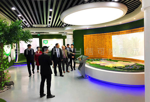 貴州大健康展館數(shù)字展示——數(shù)字沙盤(pán)現(xiàn)場(chǎng)圖