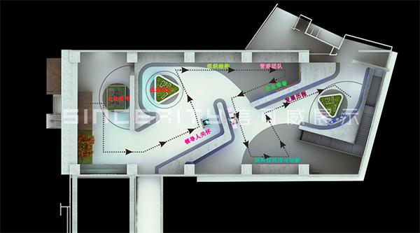 中廣核展廳設計布局