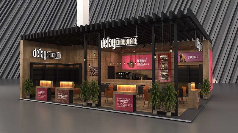 巧克力貿(mào)易展展臺，展臺設計，展臺類型